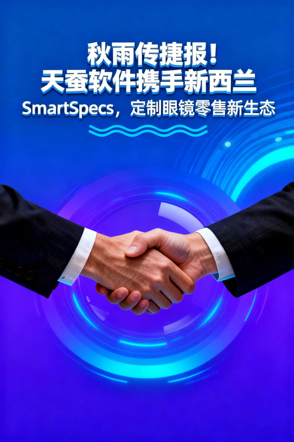 秋雨傳捷報(bào)！天蠶軟件攜手新西蘭 SmartSpecs，定制眼鏡零售新生態(tài)